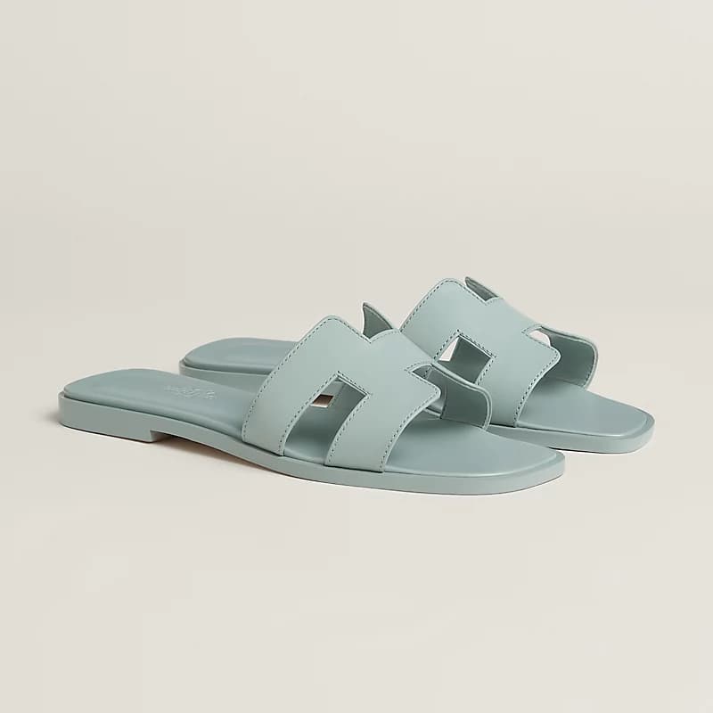 Sandale Hermès Oran – Bleu Glacier