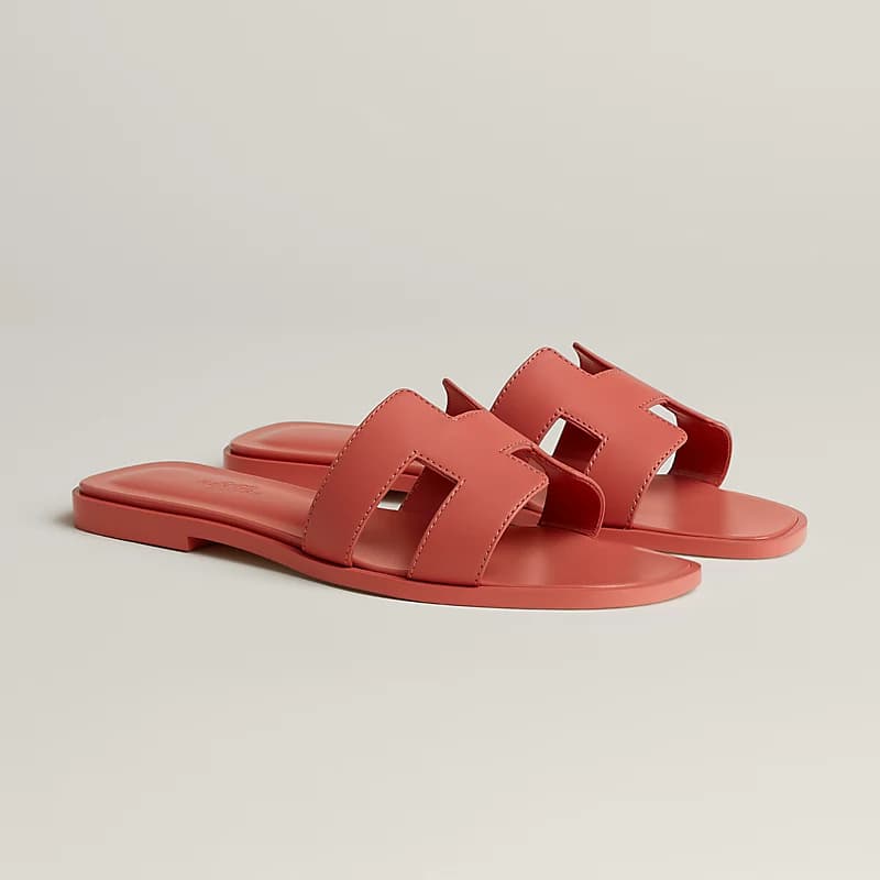 Sandale Hermès Oran – Rouge Tomette